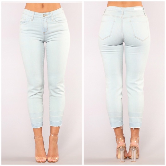 Cello High Rise Boyfriend Jeans - Light Blue Wash - Picture 2 of 5